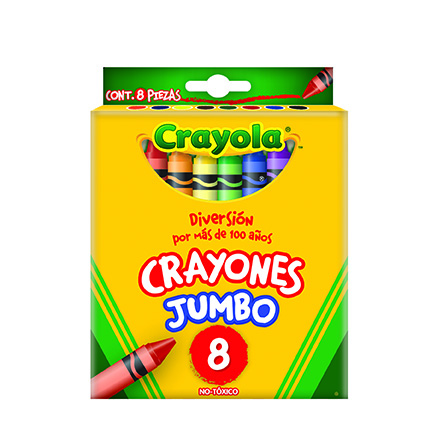 8 Crayones Jumbo